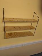 Wandrek - Metaal, Hout - Stringregal - Mid Century