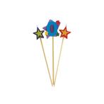 Kaarsen Set 0 Jaar Sterren 26cm 3st, Hobby en Vrije tijd, Verzenden, Nieuw