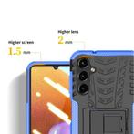 Samsung Galaxy A04e Hoesje met Kickstand - Shockproof Cover, Verzenden, Nieuw