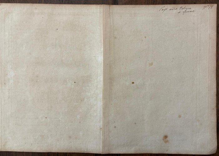 Jeròme Lefrancois de Lalande - Carta topografico - Bologna e, Boeken, Atlassen en Landkaarten