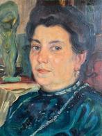 Emiliano Gómez Clara (1880-1931) - Ritratto della Signora, Antiek en Kunst
