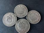 France. 5 Francs 1834/1874 (lot de 4 monnaies en argent)