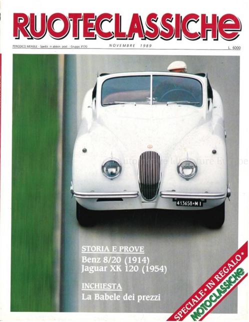 1989 RUOTECLASSICHE MAGAZINE 23 ITALIAANS, Livres, Autos | Brochures & Magazines, Enlèvement ou Envoi
