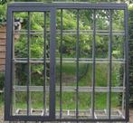 aluminium terrasraam , raam , chassis 240 x 226 zwart 9005, Deurkozijn, 225 cm of meer, Ophalen of Verzenden, Inclusief glas