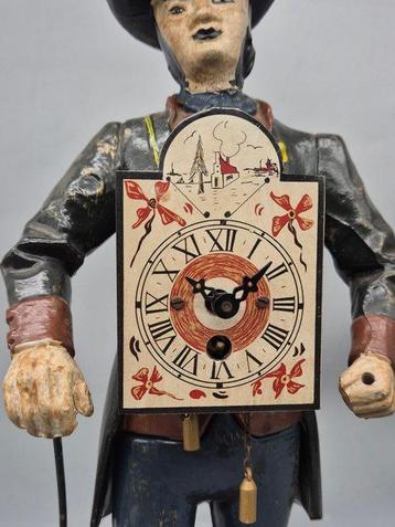 Horloge Forêt-Noire « Clockman » - Métal - 1970-1980