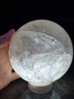XXL Clear crystal sphere with beautiful rainbows Bol -