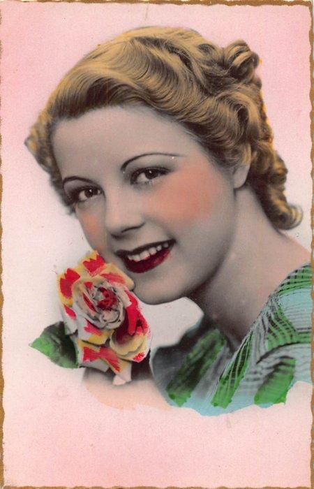 Fantasie, Dames - Romantiek - Ansichtkaart (149) - 1910-1950, Collections, Cartes postales | Étranger