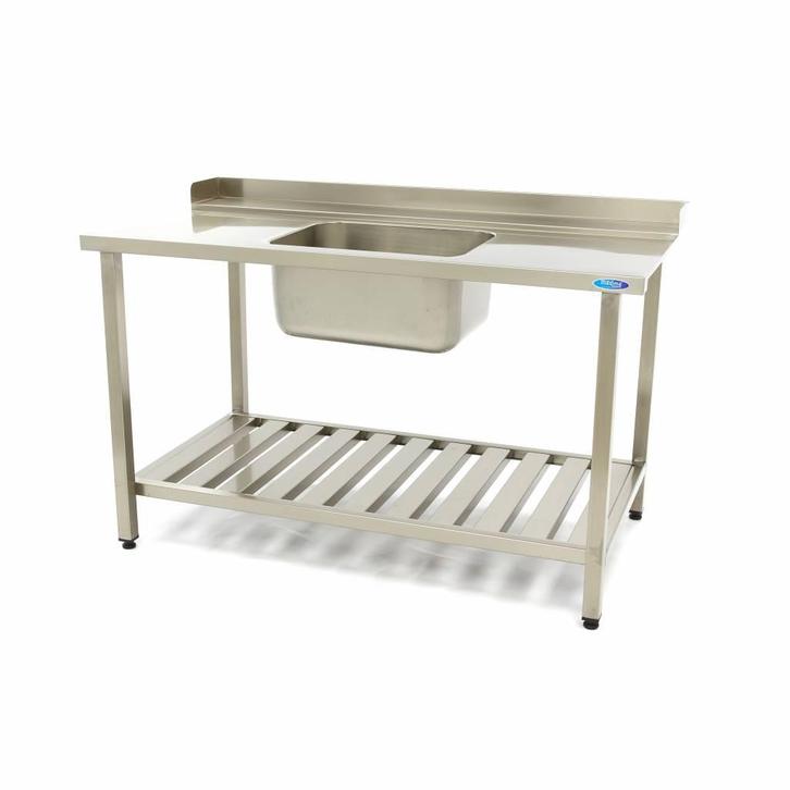 Spoeltafel - 120 x 75 cm - Aanvoer Vaatwasser Rechts - incl., Zakelijke goederen, Horeca | Keukenapparatuur, Nieuw in verpakking