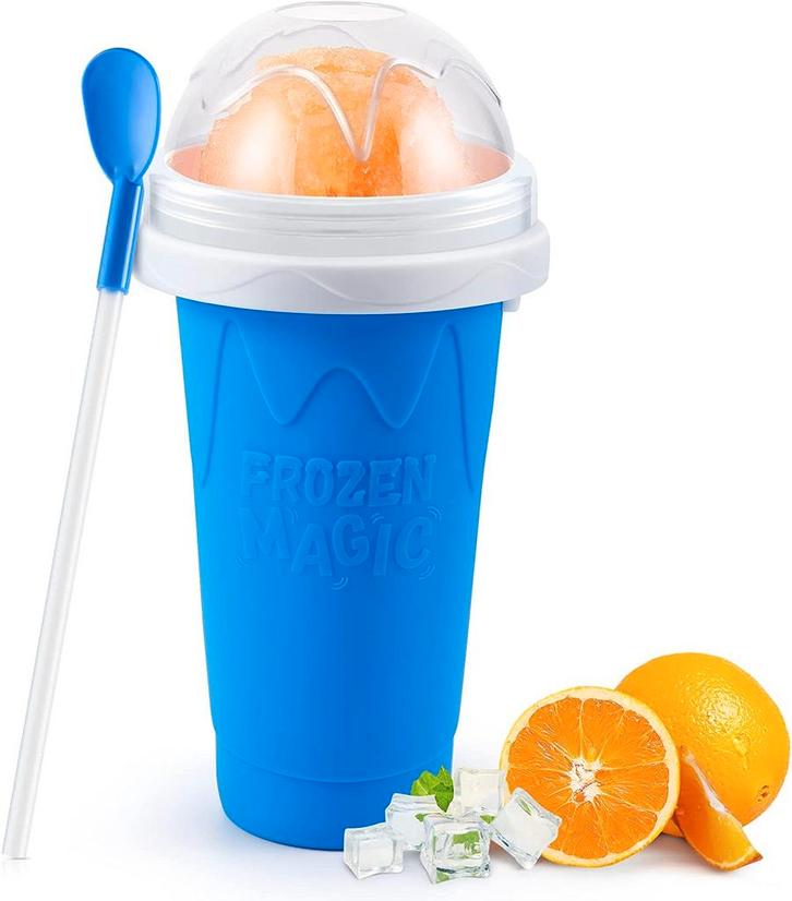 Slushy Maker Slush Puppy IJscrusher Beker Machine Cup Blauw, Verzamelen, Overige Verzamelen, Verzenden