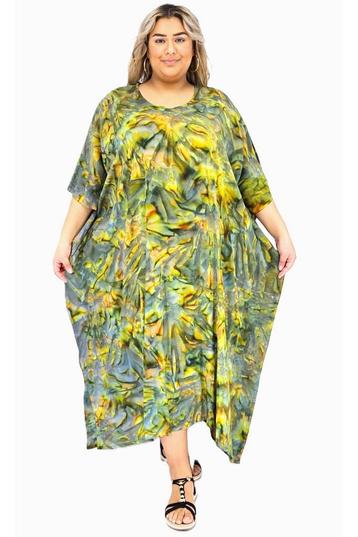 Luna Serena kaftan 7946-60 bigMaat 46/48 (XL) of groter, Verzenden