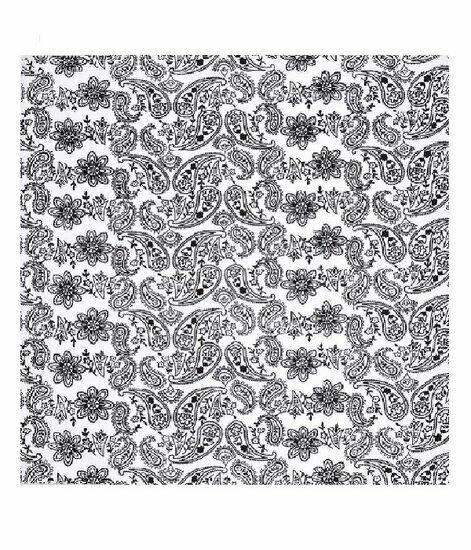 Haarband Bandana Zakdoek 50cm – Bloemenprint – Wit, Handtassen en Accessoires, Uiterlijk | Haarverzorging