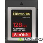 SanDisk Extreme PRO 128GB CFexpress Geheugenkaart, Verzenden