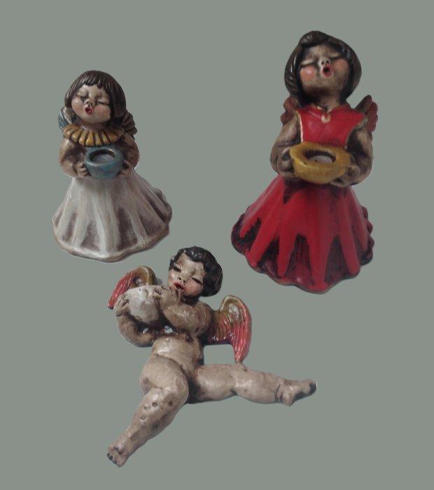 Kerstbeeldje Thun (3) - Engel Thun Keramik Bozner kerstengel, Antiquités & Art, Antiquités | Livres & Manuscrits