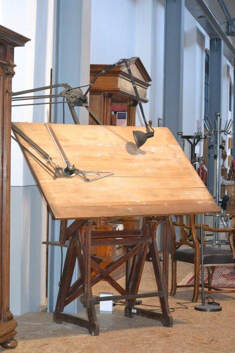 Sacchi Torino - Tekentafel - Hout, Metaal - Tecnigrafo jaren, Antiquités & Art, Curiosités & Brocante