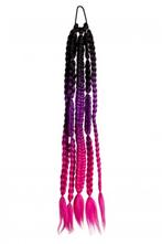Hair Extension Festival Black/Purple/Pink, Nieuw, Verzenden