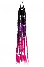 Hair Extension Festival Black/Purple/Pink, Hobby en Vrije tijd, Nieuw, Verzenden