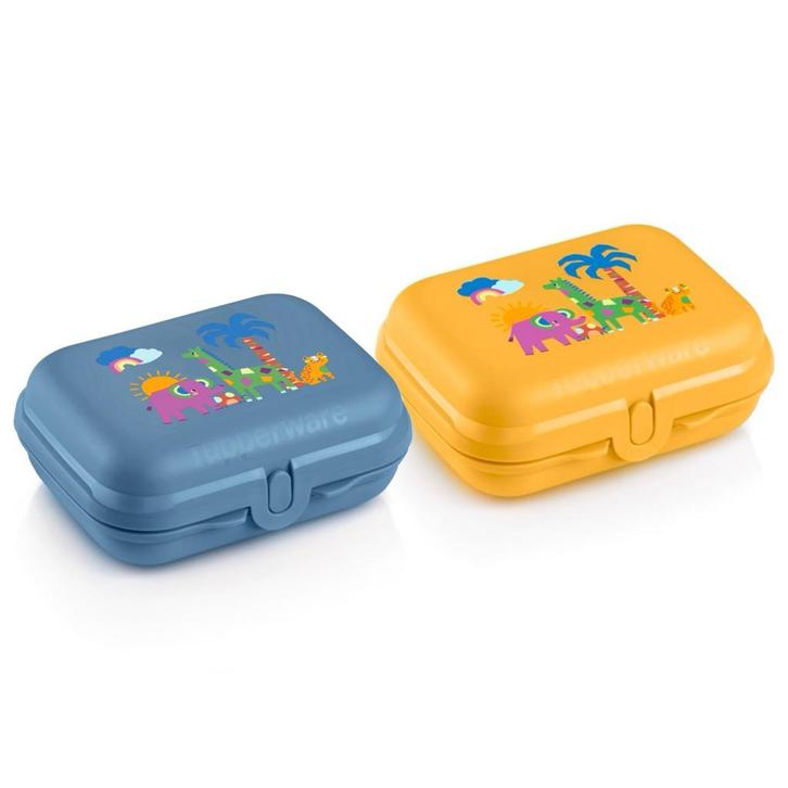 Tupperware Kinder Broodtrommels Jungle, Huis en Inrichting, Keuken | Tupperware, Nieuw, Verzenden
