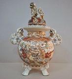 dekselvaas - Aardewerk - Japan - Japanse Satsuma-pot, Antiek en Kunst