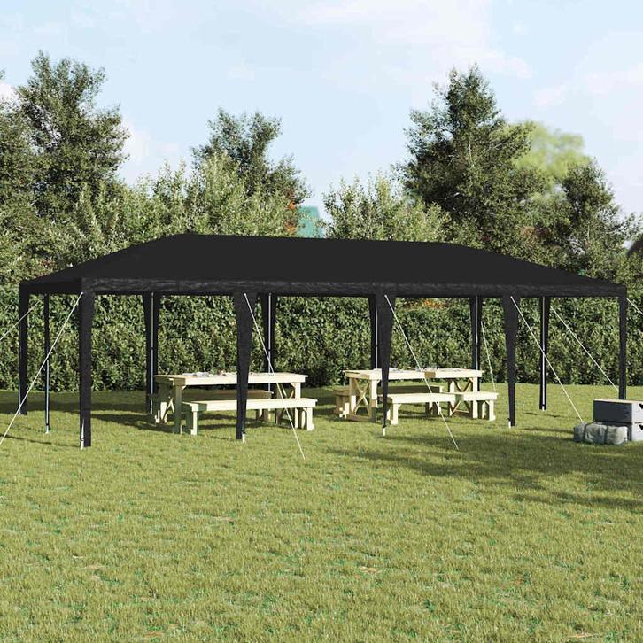 vidaXL Partytent Antraciet en Wit 400 x 800 x 270 cm, Tuin en Terras, Partytenten, Nieuw, Verzenden