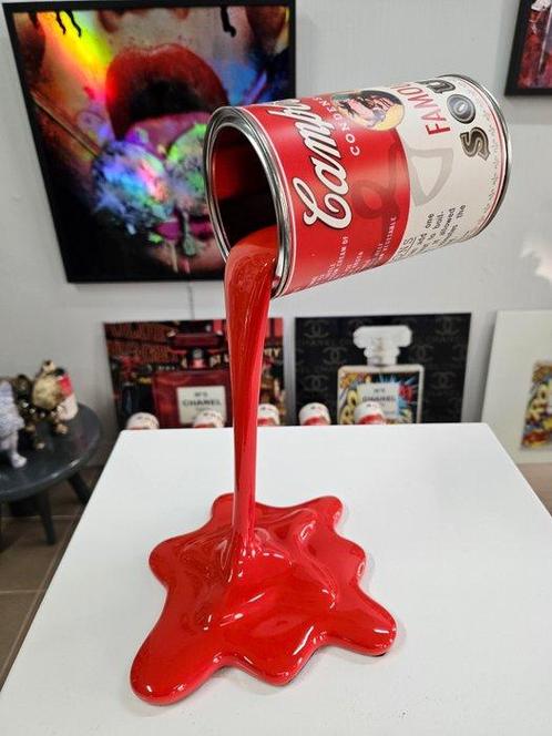 Patryk Konrad - Campbell soup splash can with the famous, Antiek en Kunst, Kunst | Schilderijen | Modern