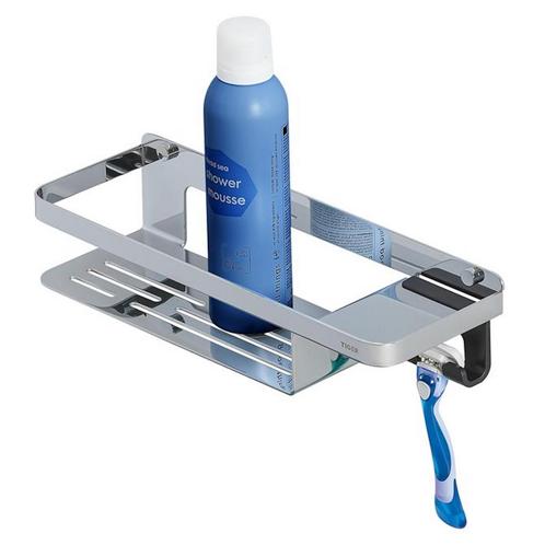 Douchemand Tiger Caddy Met Handdoekhaak 32 cm Chroom, Doe-het-zelf en Bouw, Sanitair, Bad, Nieuw, Chroom, Ophalen of Verzenden