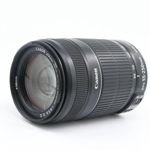 Canon EF-S 55-250mm F/4-5.6 IS II | Tweedehands, Audio, Tv en Foto, Foto | Lenzen en Objectieven, Zo goed als nieuw, Verzenden