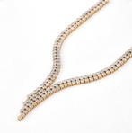 Halsketting - 14 karaat Geel goud - 2.37ct. tw. Diamant