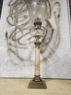 Olielamp - Brons, Marmer, Kristal, Glas..., Antiek en Kunst