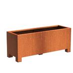 Cortenstaal plantenbak 150x50x60cm - Met poten, Tuin en Terras, 100 cm of meer, Nieuw, Metaal, 60 cm of meer