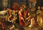 Flämische Schule (XVII) - Jesus wäscht Petrus die Füße
