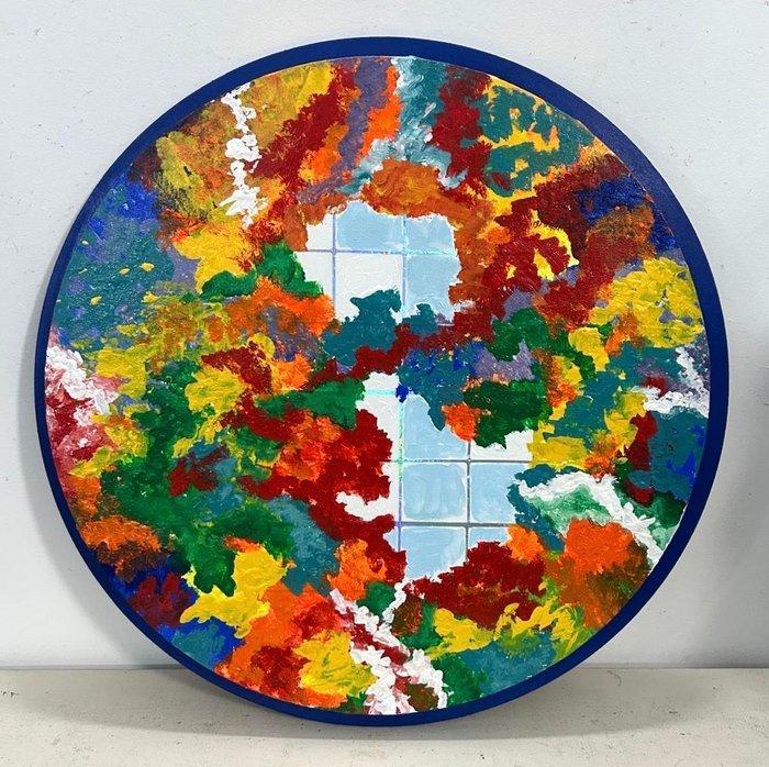 Mito Nagasawa (1975) - Globe, Antiek en Kunst, Kunst | Schilderijen | Klassiek