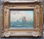 Romain Steppe (1859-1927) - Boten voor de Noordzee kust
