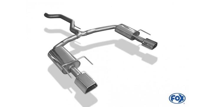 FOX Opel Vectra C OPC Limousine einddemper rechts/links - 14, Auto-onderdelen, Uitlaatsystemen, Nieuw, Verzenden