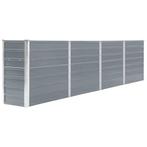 vidaXL Plantenbak verhoogd 320x40x77 cm gegalvaniseerd staal, Tuin en Terras, Verzenden, Nieuw