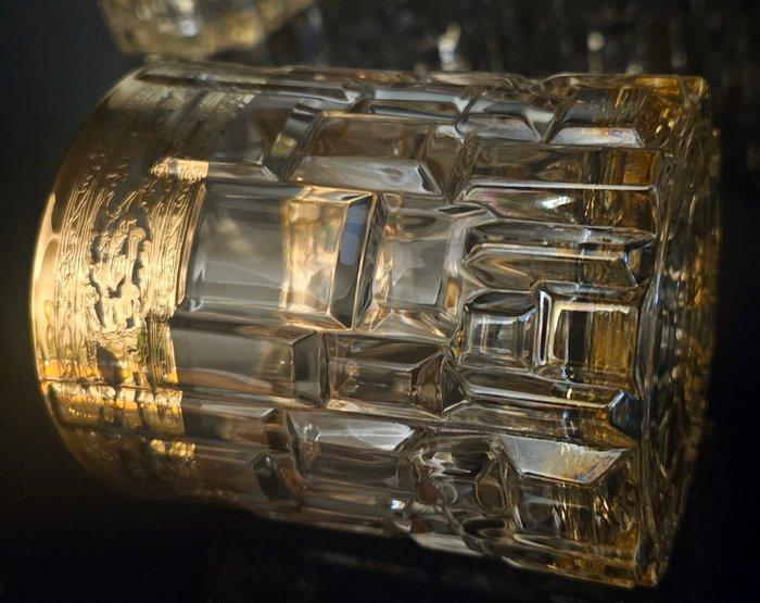 ISMIE LUX - Drinkservies (6) - Zes wonderen: amber whisky,, Antiek en Kunst, Antiek | Meubels | Tafels