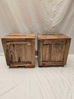 Kast - Set Art Deco Stijl Kastjes in Geometrisch Design -, Antiek en Kunst