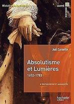 Absolutisme et Lumières 1652-1783  Cornette, Joël  Book, Cornette, Joël, Verzenden