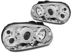 Koplampen VW Golf IV Halo Rims chrome ML, Auto-onderdelen, Verzenden, Nieuw, Volkswagen