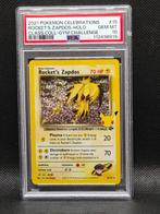 Pokémon - 1 Graded card - PSA 10 GEM MINT ROCKETS ZAPDOS, Nieuw