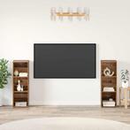 vidaXL Tv-meubelset 2 pcs Oud hout 107 x 35 x 37 cm Bewerkt, Huis en Inrichting, Verzenden, Nieuw