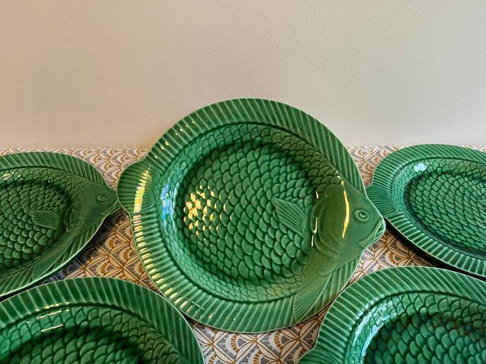 Sarreguemines - Bord (6) - Porselein - Sarreguemines, vis, Antiquités & Art, Antiquités | Meubles | Tables