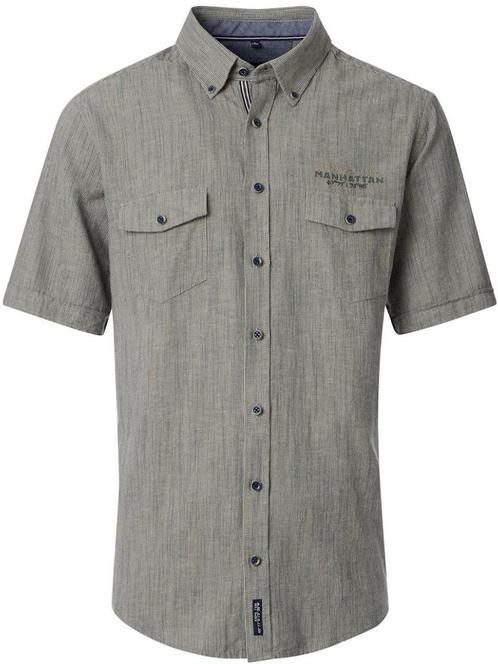 Casa Moda Linnen Overhemd Korte Mouw New York Collectie, Kleding | Heren, T-shirts, Verzenden