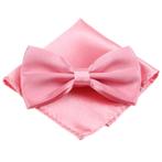 Fako Fashion® - Vlinderstrik Met Pochette - Vlinderdas -, Kleding | Heren, Verzenden, Nieuw