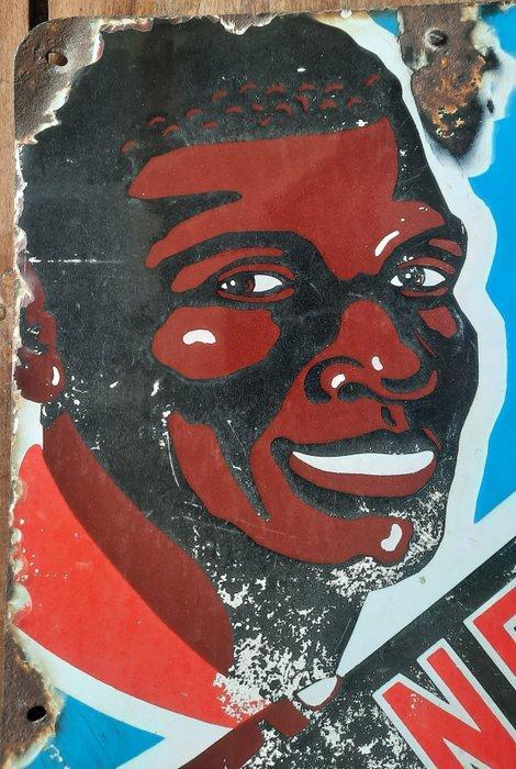 Rhum Negrita Madame - Reclamebord - Geëmailleerde plaat, Antiek en Kunst, Antiek | Wandborden en Tegels