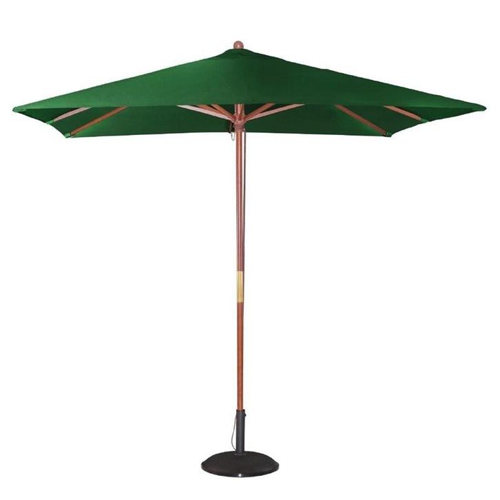 Parasol vierkant groen 2,5 meter | 2,7(h)x 2,5(Ø)m Bolero, Articles professionnels, Horeca | Équipement de cuisine, Envoi