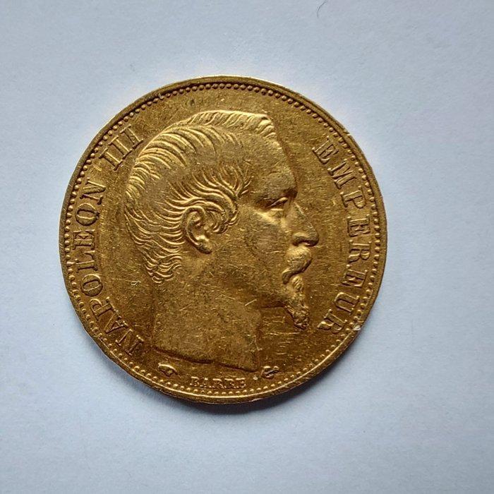 Frankrijk. Napoléon III. 20 Francs 1859-A, Paris, Postzegels en Munten, Munten | Europa | Euromunten