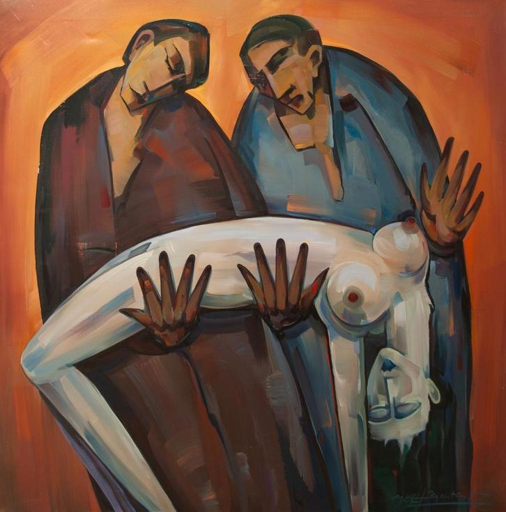 In goede handen – Nest Martens (1925–2024), Antiek en Kunst, Kunst | Schilderijen | Klassiek, Ophalen of Verzenden