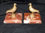 2 Mooie Boekensteunen met Duiven - Boekensteunen (2) -, Antiek en Kunst, Curiosa en Brocante