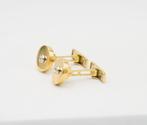 Manchetknopen - 18 karaat Geel goud Diamant (Natuurlijk), Handtassen en Accessoires