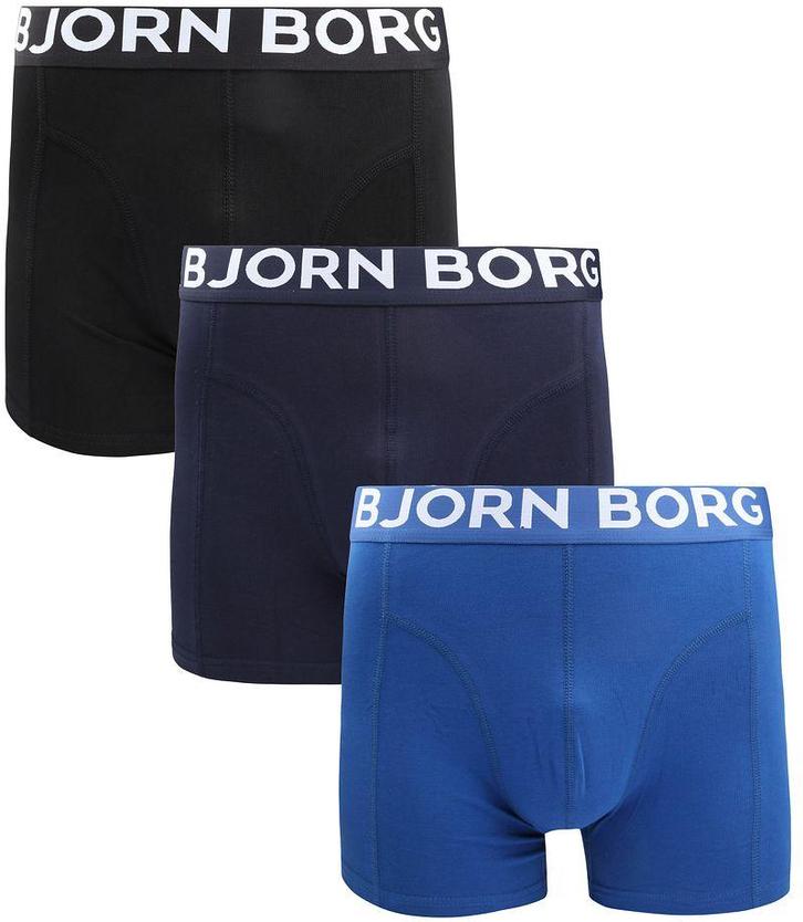 Bjorn Borg Boxers 3Pack Blauw maat M Heren, Kleding | Heren, Ondergoed, Blauw, Boxer, Verzenden